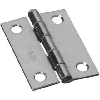 Stanley National Hardware 2 in. Narrow Utility Hinge Removable Pin with Screws SP840 2 LSE PIN HGE 2C