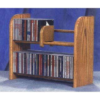 Wood Shed 200 Series 84 CD Multimedia Tabletop Storage Rack