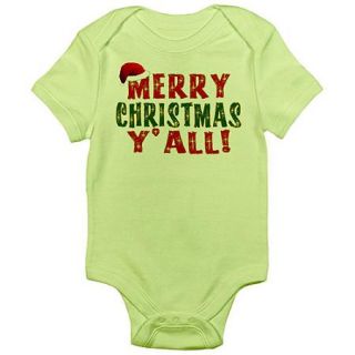  Newborn Baby Merry Christmas Y'all Bodysuit