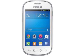 Samsung Galaxy Fame Lite DUOS S6792 4GB White Unlocked GSM Android Cell Phone 3.5"