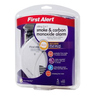 First Alert SCO7CN Battery Operated Carbon Monoxide and Smoke Alarm   Smoke & Carbon Monoxide Detectors