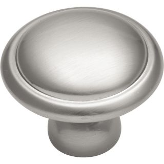 Hickory Hardware Tranquility Satin Silver Cloud Round Cabinet Knob