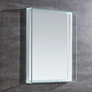 OVE Decors 31 in. L x 24 in. W Single Wall LED Mirror in Chrome OVE DL 22SS