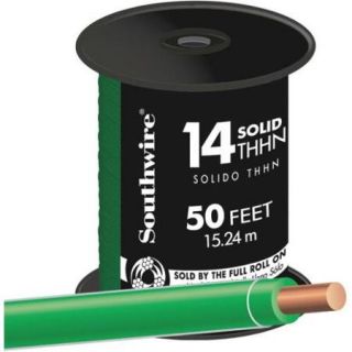 Southwire 50' 14sol Green Thhn Wire 11583241
