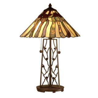 Tiffany 23.5 H Table Lamp with Cone Shade