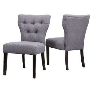 Abbyson Living Presley Tufted Dining Chair   Set of 2