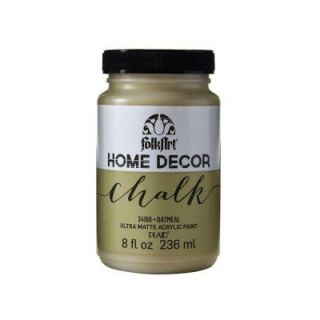 FolkArt Home Decor 8 oz. Oatmeal Ultra Matte Chalk Finish Paint 34166