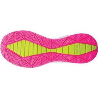 Womens Fila Memory Resilient 2 Castlerock/Lime Punch/Neon Pink