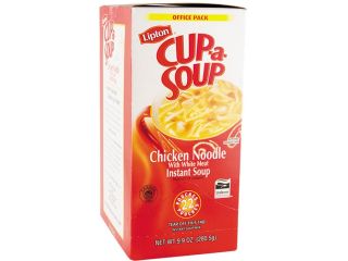 Lipton 03487 Cup a Soup, Chicken Noodle, Single Serving, 22/Pack