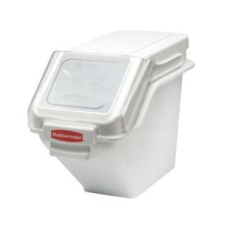 Rubbermaid Commercial Products 5.4 gal. ProSave Shelf Ingredient Bin with Scoop FG9G5700WHT
