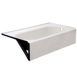 American Standard Princeton Luxury Ledge 5 ft. Americast Right Hand Drain Bathtub in White 2395.202.020
