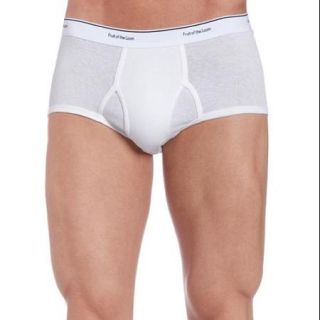 Fruit of the Loom Men's Brief 3 Pack, White, XX Large Multi Colored