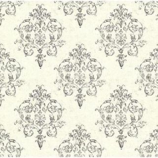 Brewster Home Fashions Countryside Arronsburg 33' x 20.5'' Damask 3D Embossed Wallpaper