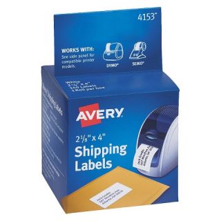 Shipping, 2 1/8 x 4, White, 140/Roll, 1 Roll/Box