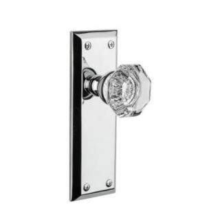 Grandeur Fifth Avenue Bright Chrome Plate with Dummy Chambord Crystal Knob FAVCHM 20 BC