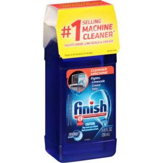 Finish Dishwasher Cleaner Solution Liquid, Liquid Fresh, 8.45 Ounces