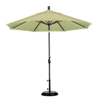 California Umbrella 9 ft. Aluminum Push Tilt Patio Umbrella in Beige Pacifica GSPT908117 SA22