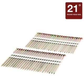Freeman 3 1/4 in. x 0.131 in. Coated Plastic Collated Galvanized Ring Shank Framing Nails FR.131 314GRS