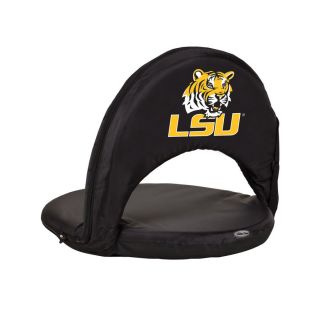 Picnic Time 1 Indoor/Outdoor Steel Upholstered Louisiana State University Tigers Standard Folding Chair