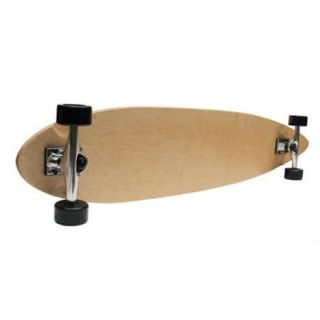Natural PINTAIL LONGBOARD Skateboard COMPLETE 9 in x 46 in