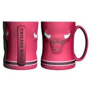 Boelter Brands NBA 2 Pack Chicago Bulls Sculpted Coffee Mug   Red (14