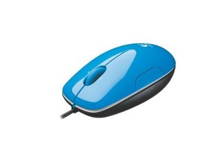 Logitech LS1 left/right hand 3 Buttons Tilt Wheel USB Wired Laser Mouse(blue)