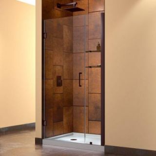 DreamLine Unidoor 39 to 40 in. x 72 in. Semi Framed Hinged Shower Door in Oil Rubbed Bronze SHDR 20397210S 06