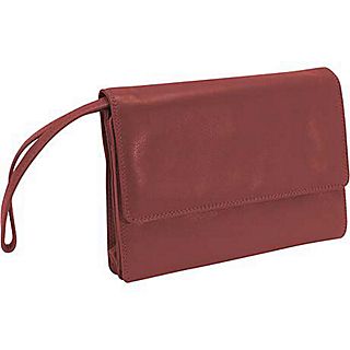 Derek Alexander Deluxe Clutch With Shoulder and Wrist Strap