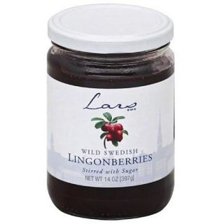 Lars Own Wild Swedish Lingonberries, 14 oz, (Pack of 6)
