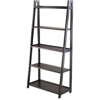 Adam 5 Shelf Bookshelf, Black