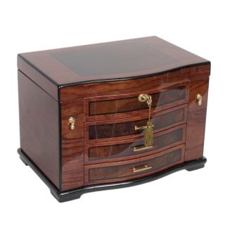 Poplar Jewelry Box with Burl Wood Inlay  ™ Shopping