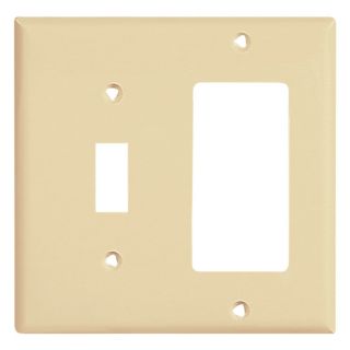 Cooper Wiring Devices 2 Gang Ivory Wall Plate