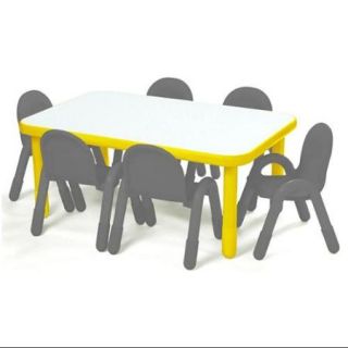 Rectangular Table in Yellow (14 in.)