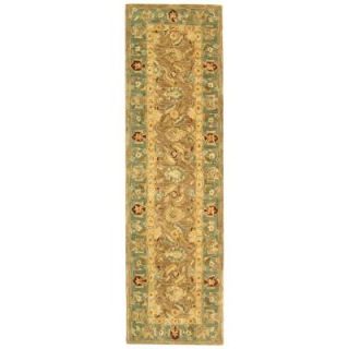 Safavieh Anatolia Brown/Blue 2 ft. 3 in. x 12 ft. Runner AN549A 212
