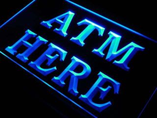 ADV PRO j656 b ATM Here Money Machine Lure Shop Neon Light Sign