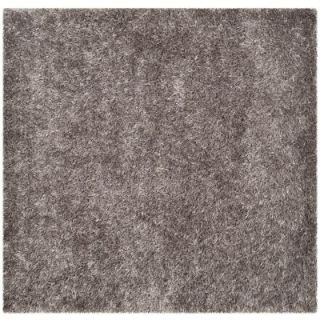 Safavieh New Orleans Shag Grey 5 ft. x 5 ft. Square Area Rug SG531 8080 5SQ