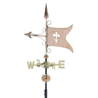Whitehall Products Copper Weathervane Banner   Polished 45176