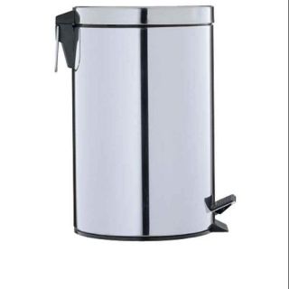 Round Step On Trash Can in Stainless Steel (3.125 Gal/11.83L)
