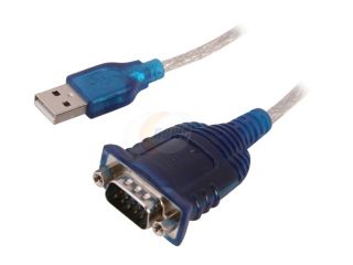 SABRENT Model CB RS232 1 FT USB to Serial DB9 (9 pin) RS232 Cable