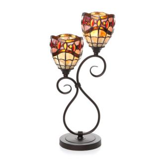 Dale Tiffany Fall River 22 H Table Lamp with Novelty Shade