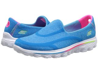 SKECHERS KIDS Go Walk 2 81052L (Little Kid/Big Kid) Blue