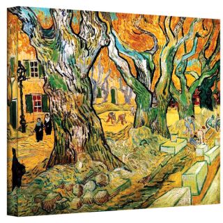 Vincent van Gogh The Road Menders Wrapped Canvas Art   14994964