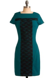 Tulle Clothing To a Teal Dress  Mod Retro Vintage Solid Dresses