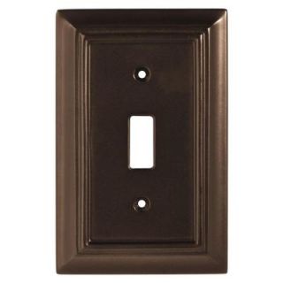 Liberty Architectural 1 Gang Toggle Wall Plate   Espresso 126342