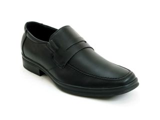 Alpine Swiss Men's Dress Shoes Classic Penny Loafers Slip On   Genuine Suede Inside   Black