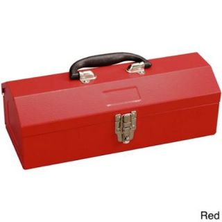 Excel 14 inch Portable Steel Tool Box Red