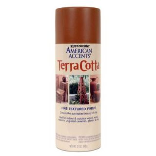 Rust Oleum American Accents 12 oz. Terra Cotta Flat Clay Pot Spray Paint (6 Pack) 7905830