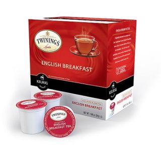 Twinings Naturally Decaffeinated English Breakfast K Cups Tea, 18 count