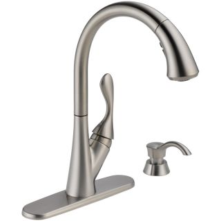 Delta Ashton Stainless 1 Handle Pull Down Kitchen Faucet