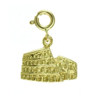 14k Yellow Gold Roman Colosseum Charm   10670945   Shopping